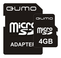 Карты памяти - QUMO microSDHC class 6 4GB