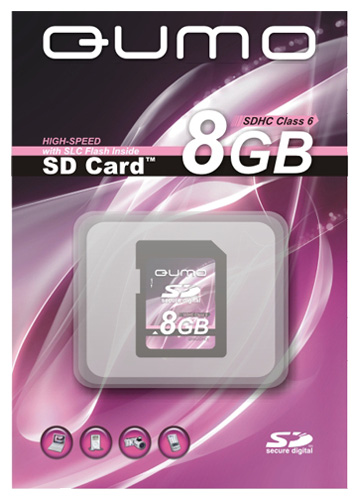 Карты памяти - QUMO SDHC Card 8Gb Class 6