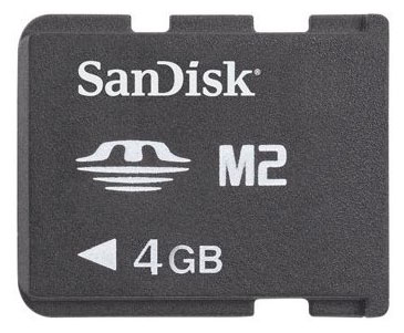 Карты памяти - Sandisk MemoryStick Micro M2 4GB