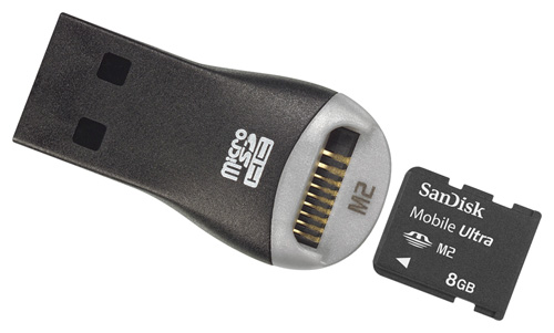 Карты памяти - Sandisk Mobile Ultra Memory Stick Micro M2 8GB