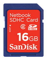 Карты памяти - Sandisk Netbook SDHC 16GB