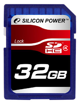 Карты памяти - Silicon Power SDHC Card 32GB Class 4
