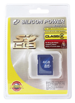 Карты памяти - Silicon Power SDHC Card 4GB Class 2