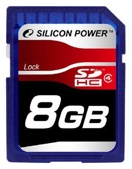 Карты памяти - Silicon Power SDHC Card 8GB Class 4