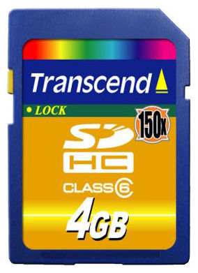 Карты памяти - Transcend TS4GSDHC150