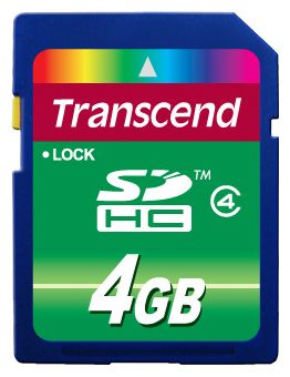 Карты памяти - Transcend TS4GSDHC4