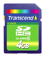 Карты памяти - Transcend TS4GSDHC6