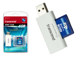 Карты памяти - Transcend TS4GSDHC6-S5W