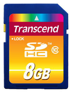 Карты памяти - Transcend TS8GSDHC10