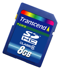 Карты памяти - Transcend TS8GSDHC6