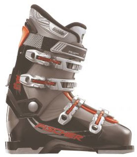 Ботинки горнолыжные - Fischer SOMA MX FIT 60 черный-серый-красный (U72007)