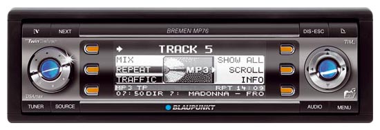 Автомагнитолы - Blaupunkt Bremen MP76