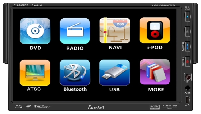 Автомагнитолы - Farenheit TID-702NRB