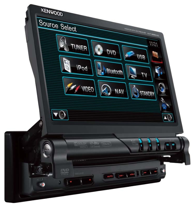 Автомагнитолы - KENWOOD KVT-556DVD