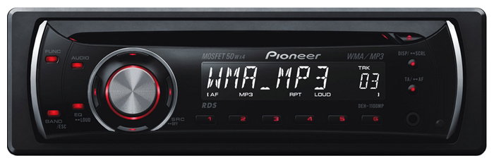 Автомагнитолы - Pioneer DEH-1100MP