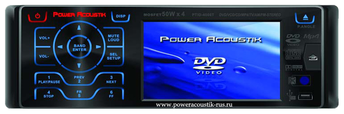 Автомагнитолы - Power Acoustik PTID-4007