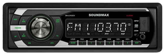 Автомагнитолы - SoundMAX SM-CCR3034