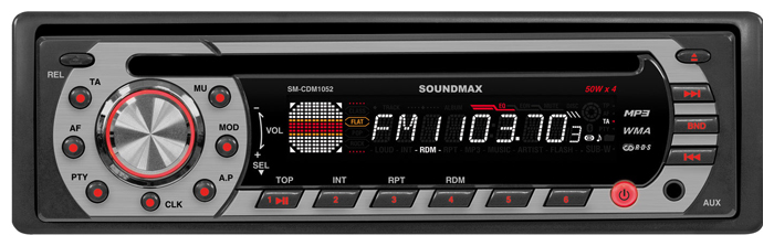 Автомагнитолы - SoundMAX SM-CDM1052