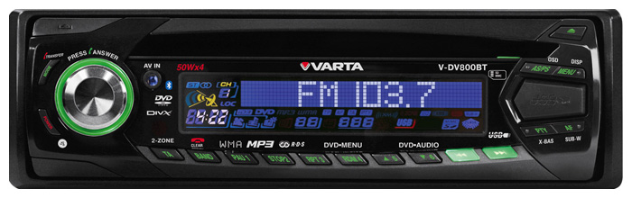 Автомагнитолы - Varta V-DV800BT