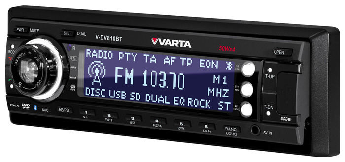 Автомагнитолы - Varta V-DV810BT