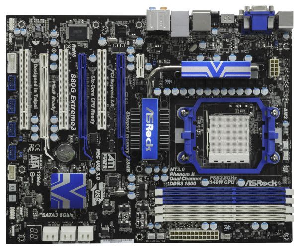 Материнские платы - ASRock 880G Extreme3