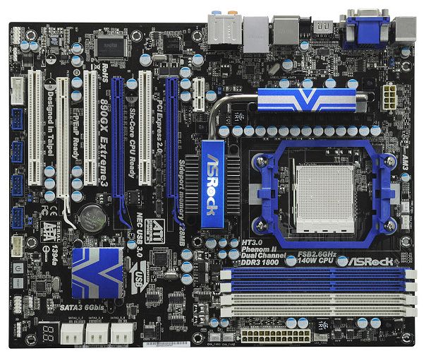 Материнские платы - ASRock 890GX Extreme3