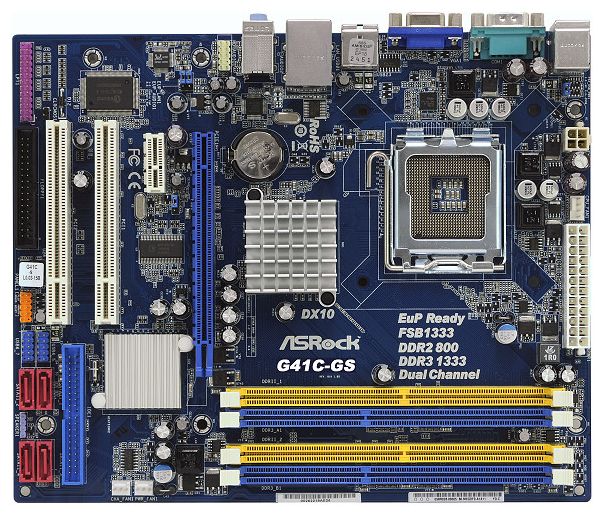 Материнские платы - ASRock G41C-GS