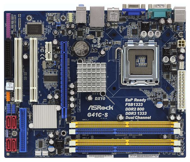Материнские платы - ASRock G41C-S