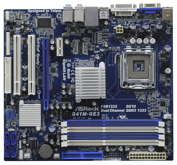 Материнские платы - ASRock G41M-GE3