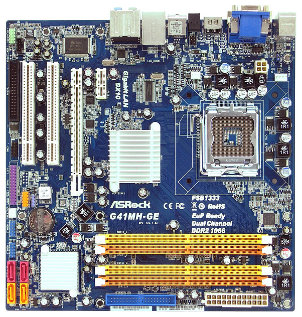 Материнские платы - ASRock G41MH-GE