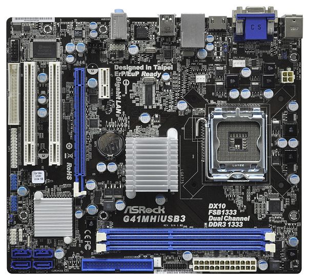 Материнские платы - ASRock G41MH/USB3