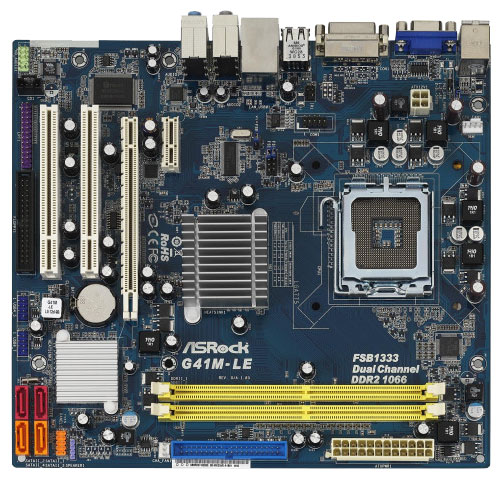 Материнские платы - ASRock G41M-LE