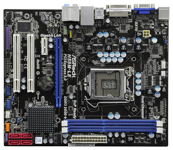 Материнские платы - ASRock H55M-LE