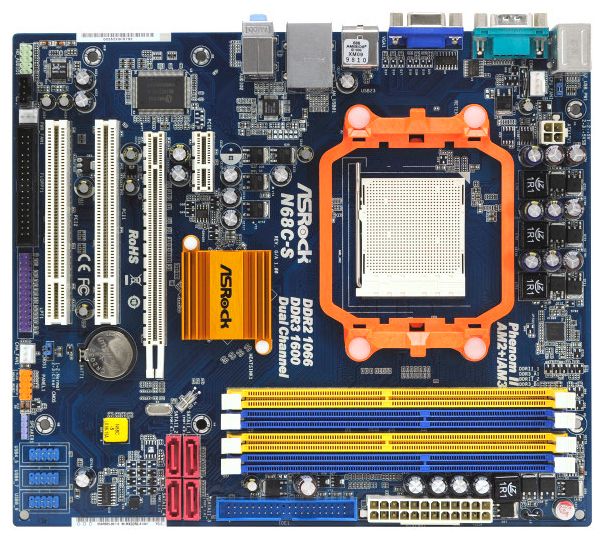 Материнские платы - ASRock N68C-S