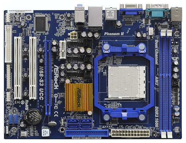 Материнские платы - ASRock N68-S3 UCC