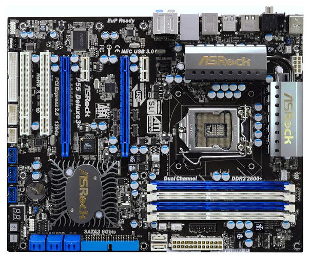 Материнские платы - ASRock P55 Deluxe3