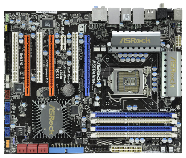 Материнские платы - ASRock P55 Deluxe
