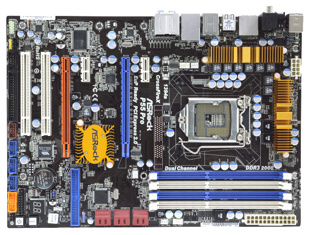 Материнские платы - ASRock P55 Pro