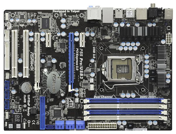 Материнские платы - ASRock P55 Pro/USB3