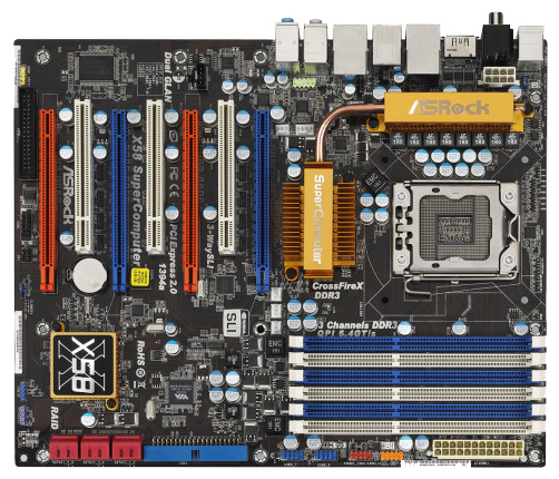 Материнские платы - ASRock X58 SuperComputer