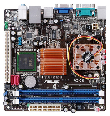 Материнские платы - Asus ITX-220