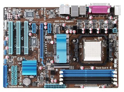 Материнские платы - Asus M4A77D