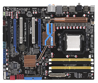 Материнские платы - Asus M4A79 Deluxe