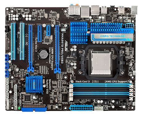Материнские платы - Asus M4A89TD PRO/USB3
