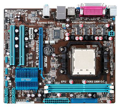 Материнские платы - Asus M4N68T-M LE