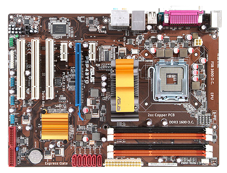 Материнские платы - Asus P5P43TD