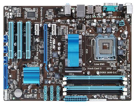 Материнские платы - Asus P5P43TD/USB3