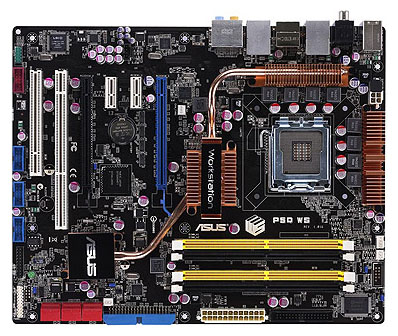 Материнские платы - Asus P5Q WS