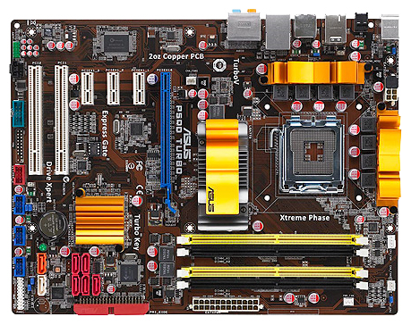 Материнские платы - Asus P5QD Turbo