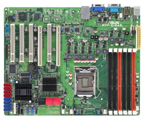 Материнские платы - Asus P7F-C/SAS